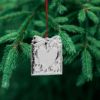 Picture of Wallace Silver Plated  2022 annual Engravable Heart Ornament, NEW in Box