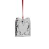Picture of Wallace Silver Plated  2022 annual Engravable Heart Ornament, NEW in Box