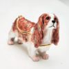 Picture of Kingspoint Designs Cavalier King Charles Spaniel Trinket Box with Matching Necklace