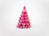 Picture of One Hundred 80 Degrees Small Hot Pink Marbled Glass Tree By Glitterville