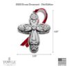 Picture of Towle 2023 Sterling Silver Cross Ornament, 31st Edition