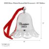 Picture of Towle 2023 Silver Plated Musical Bell Ornament, 43rd Edition