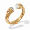 Picture of Julie Vos Cannes - Cannes Cuff In Iridescent Clear Crystal