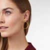Picture of Julie Vos Palermo - Palermo Delicate Doorknocker Earrings