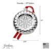 Picture of 2024 17th Edition Gorham Chantilly Sterling Silver Ornament