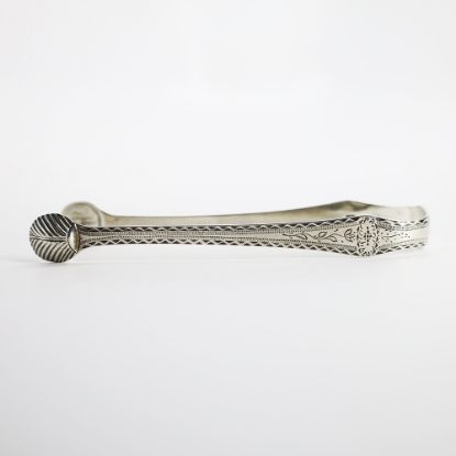 Picture of Antique 1772-1788 English Bright-Cut Sterling Silver Sugar Tongs by George Smith II (London)