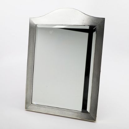 Picture of Vintage 1930 English Sterling Silver Easel Backed Dressing Table Mirror by Goldsmiths & Silversmiths Co. Ltd., London