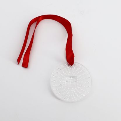 Picture of Lalique 2011 Masque de Femme' Clear Annual Christmas Ornament