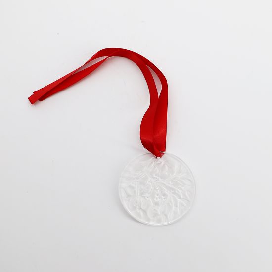 Picture of Lalique 2010 'Gui' Mistletoe Clear Limited Edition Christmas Ornament