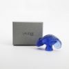 Picture of Lalique Crystal 'Tai-Ta' Chameleon Figurine in Sapphire Blue