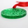 Picture of Lalique 1990 'Gui' Emerald Green Mistletoe Annual Christmas Ornament