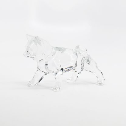 Picture of Baccarat France Crystal Zodiac Animals Shiba Inu Dog Figurine 2006 