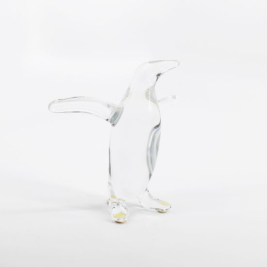 Picture of Baccarat Penguin with Wings Spread Crystal Figurine 