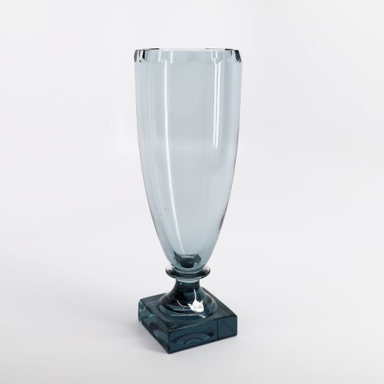 Picture of Ellis Bergh Kosta Boda Smokey/Blue Footed Crystal Vase