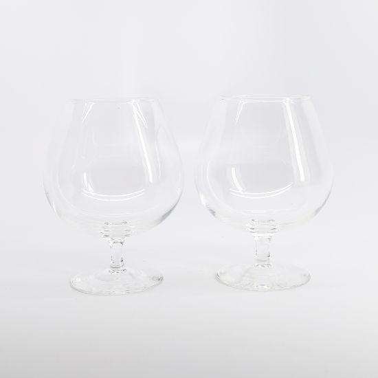 Picture of Pair of Steuben Crystal Brandy Snifters