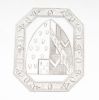 Picture of Antique 1810 English Sterling Silver Card Tray, Made in London
