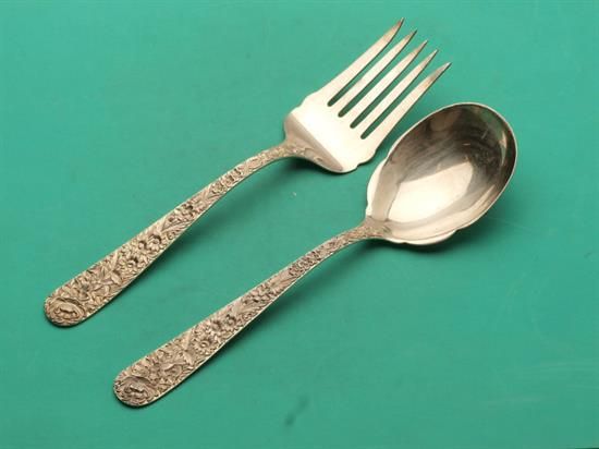 Picture of Salad Set All Silver