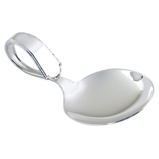 Picture of Vintage Sterling Silver 'Virginia' Bent Handle Baby Spoon by Weidlich