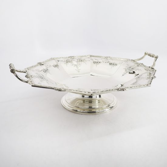 Picture of Antique International Silver Footed Sterling Centerpiece Bowl with Handles, Style #731C