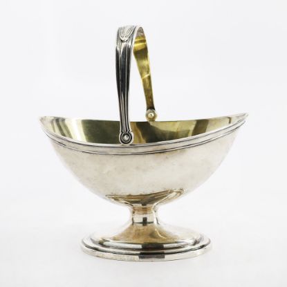 Picture of Antique Gorham Small Sterling Silver Decorative Footed Basket