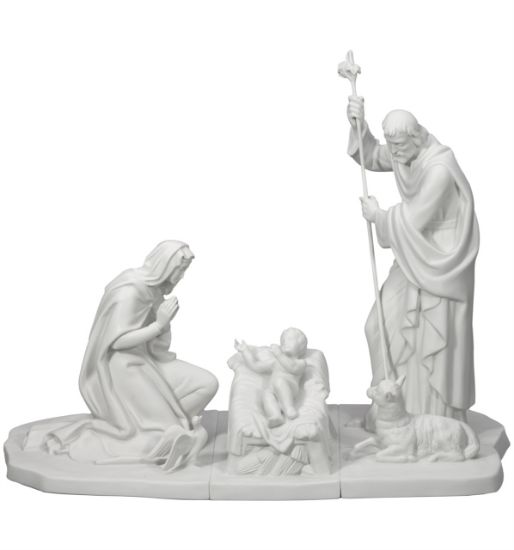 Picture of Vista Alegre Biscuit 3-Piece Nativity Set