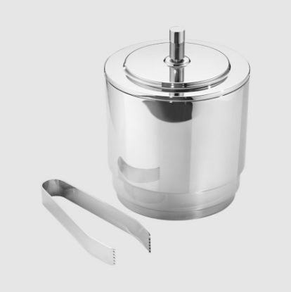 Picture of Georg Jensen Manhattan Ice Bucket with Tongs