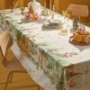 Picture of Garnier-Thiebaut 61x61" 'Noel Vintage Dore' Printed Tablecloth