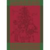 Picture of Garnier-Thiebaut 'Noel d'Enfance Houx' Childhood Christmas Kitchen Towel