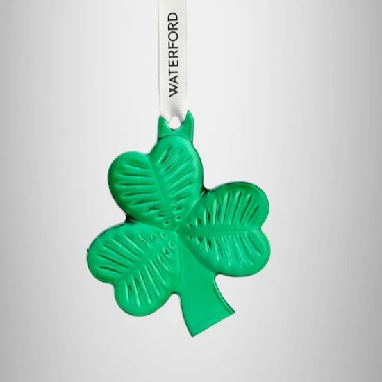 Picture of Waterford Crystal Mini Green Shamrock Ornament