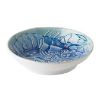 Picture of Juliska 'Berry & Thread, Sealife' Lobster Serving Bowl in Blue Delft Ombre Crackle