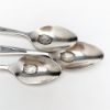 Picture of Vintage Set of 3 Navajo Stamped Sterling Silver Spoon with Arrow & Owl Motif