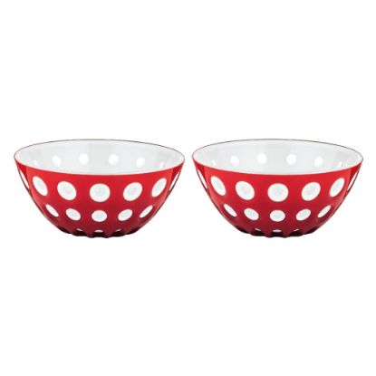 Picture of Guzzini Le Murrine Pair of Red & White Small Bowls
