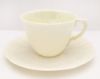 Picture of Rare Belleek Irish Porcelain Yellow 'Echinus' Tea Cup & Saucer