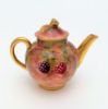 Picture of Vintage 1940 Royal Worcester 'Orchard' Miniature Teapot, Creamer & Sugar Bowl Set