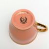 Picture of Rare 1906-1930 Lenox Coral Demitasse Cup & Saucer with Gold Accents