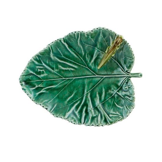 Picture of Bordallo Pinheiro Mulberry Leaf with Grasshopper