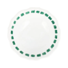 Picture of VIETRI 'Lisbon' Green Stitch Serving Bowl