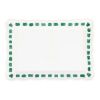 Picture of VIETRI 'Lisbon' Green Stitch Rectangular Platter