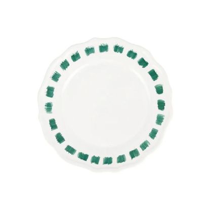 Picture of VIETRI 'Lisbon' Green Stitch Salad Plate