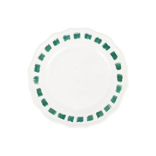 Picture of VIETRI 'Lisbon' Green Stitch Salad Plate