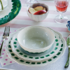 Picture of VIETRI 'Lisbon' Green Stitch Salad Plate