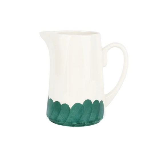 Picture of VIETRI 'Lisbon' Green Brushstroke Pitcher