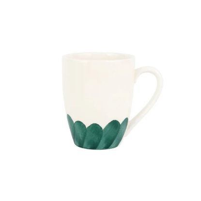 Picture of VIETRI 'Lisbon' Green Brushstroke Mug