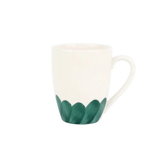 Picture of VIETRI 'Lisbon' Green Brushstroke Mug