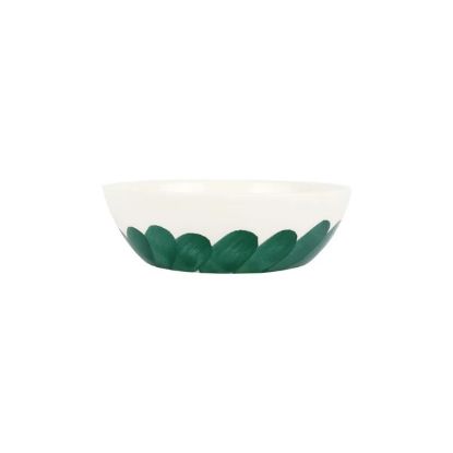 Picture of VIETRI 'Lisbon' Green Brushstroke Cereal Bowl