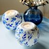 Picture of VIETRI 'Illuminare' Blue Birds Votive Candle Holder