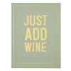 Picture of Faux Book 'Just Add Wine' Wine Serving Gift Set