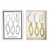 Picture of 3-Piece Golden Leaf Handled Cheese Server Set