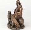 Picture of Cold Cast Bronze Saint Francis of Assisi Blessing the Animals Figurine
