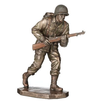 Picture of Cold Cast Bronze US Army Infantry Soldier Figurine
